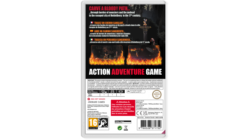 Heidelberg 1693 [Nintendo Switch] Nintendo Switch Video Game Red Art Games   