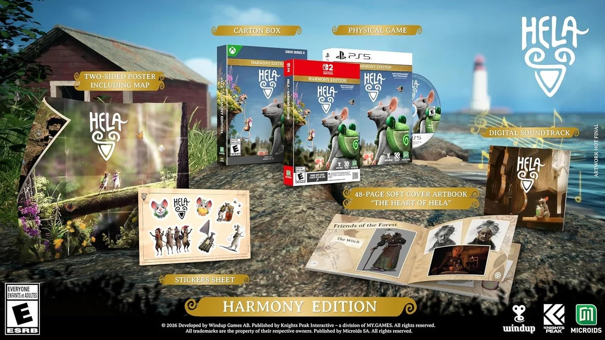 Hela - Harmony Edition [PlayStation 5] PlayStation 5 Video Game Microids