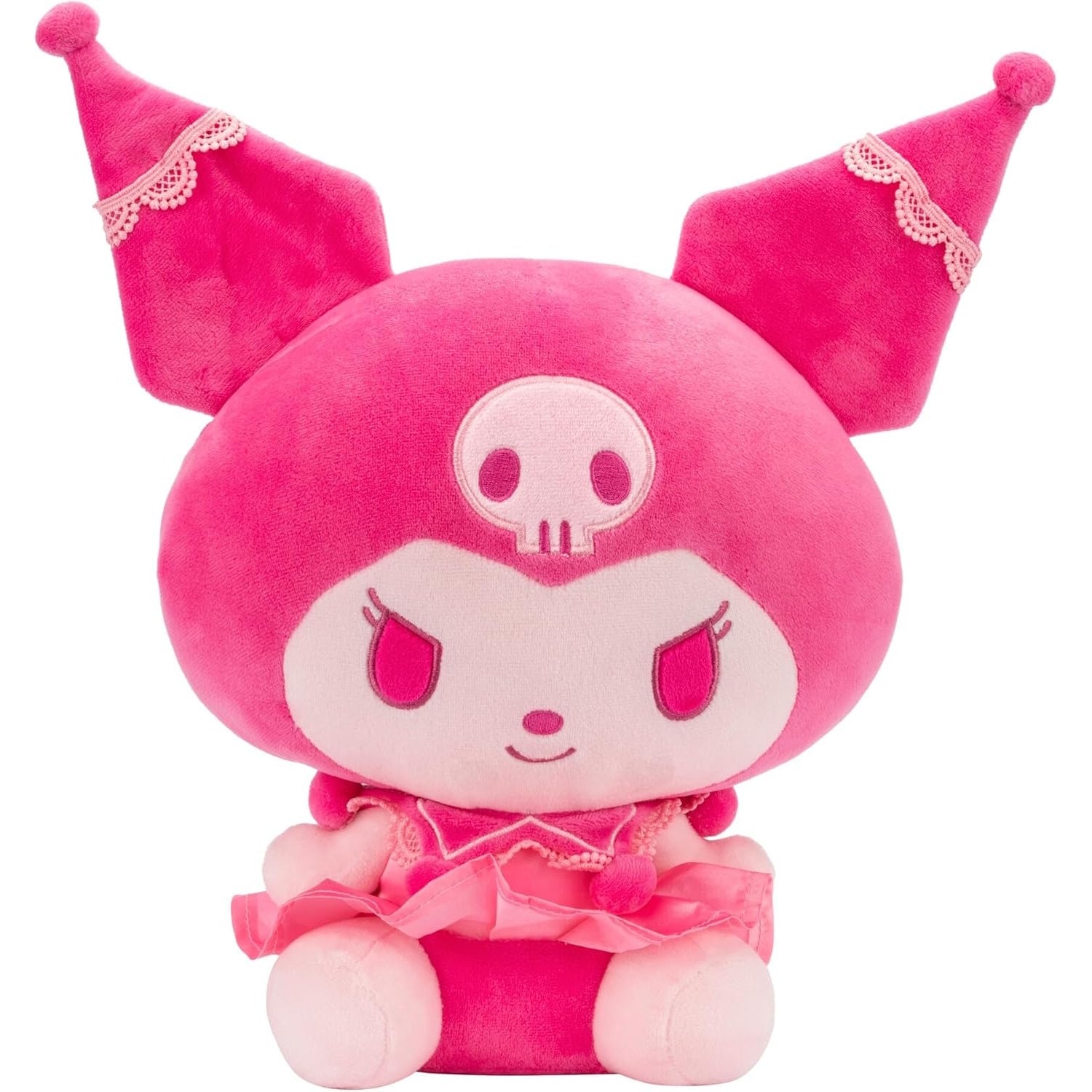 Hello Kitty and Friends: Pink Monochrome Kuromi - 12" Plush Plushies Jazwares