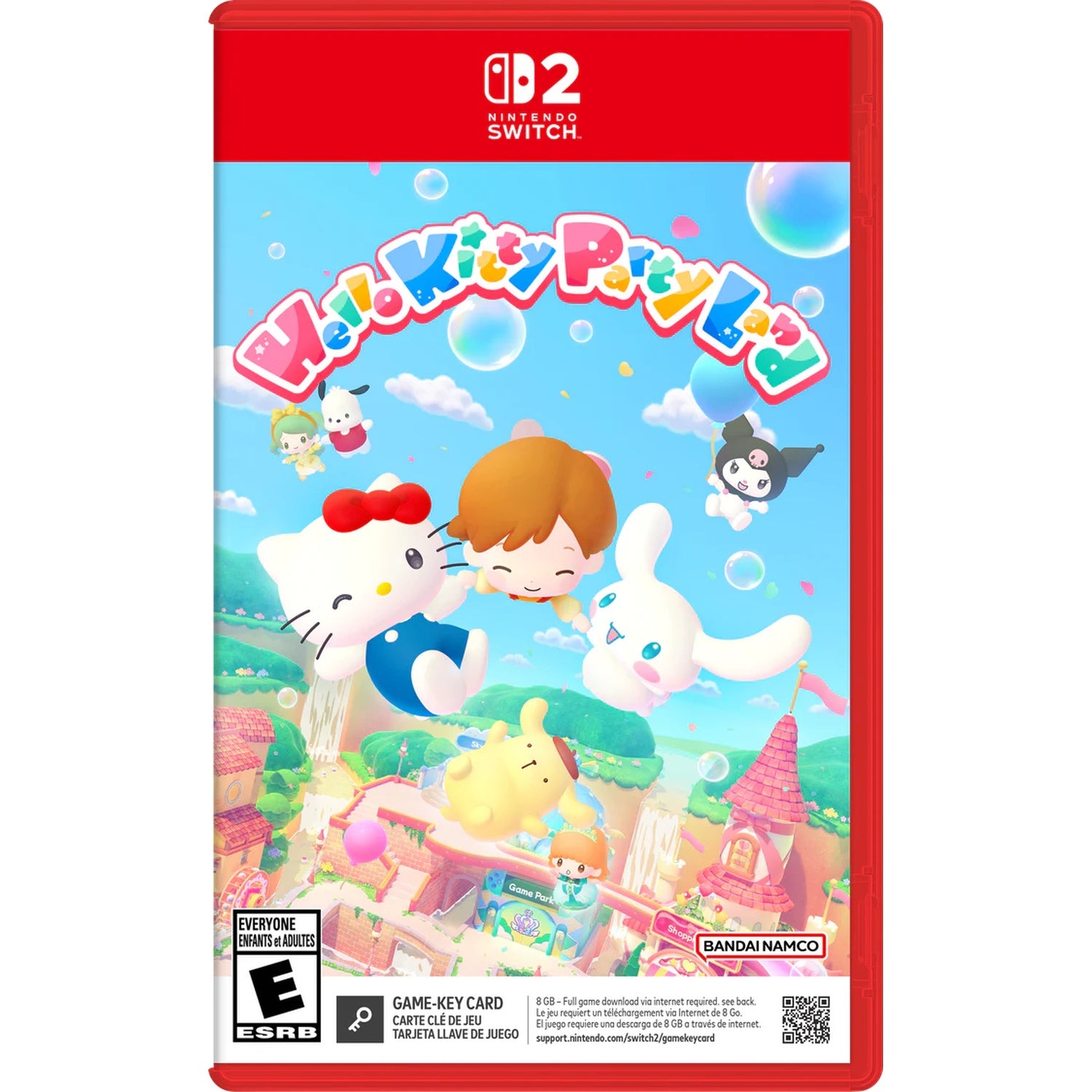 Hello Kitty Party Land - Day 1 Edition [Nintendo Switch 2][Game-Key Card] Nintendo Switch 2 Video Game Bandai Namco