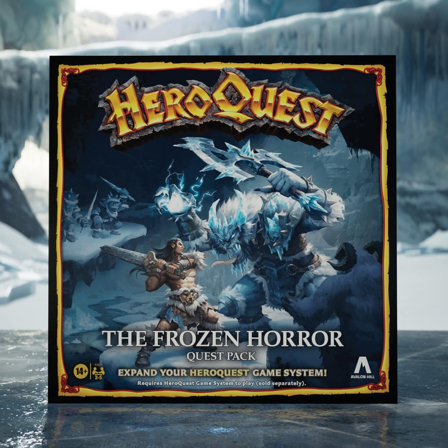 HeroQuest: The Frozen Horror Quest Pack [Board Game, 2-5 Players] Board Game Hasbro   