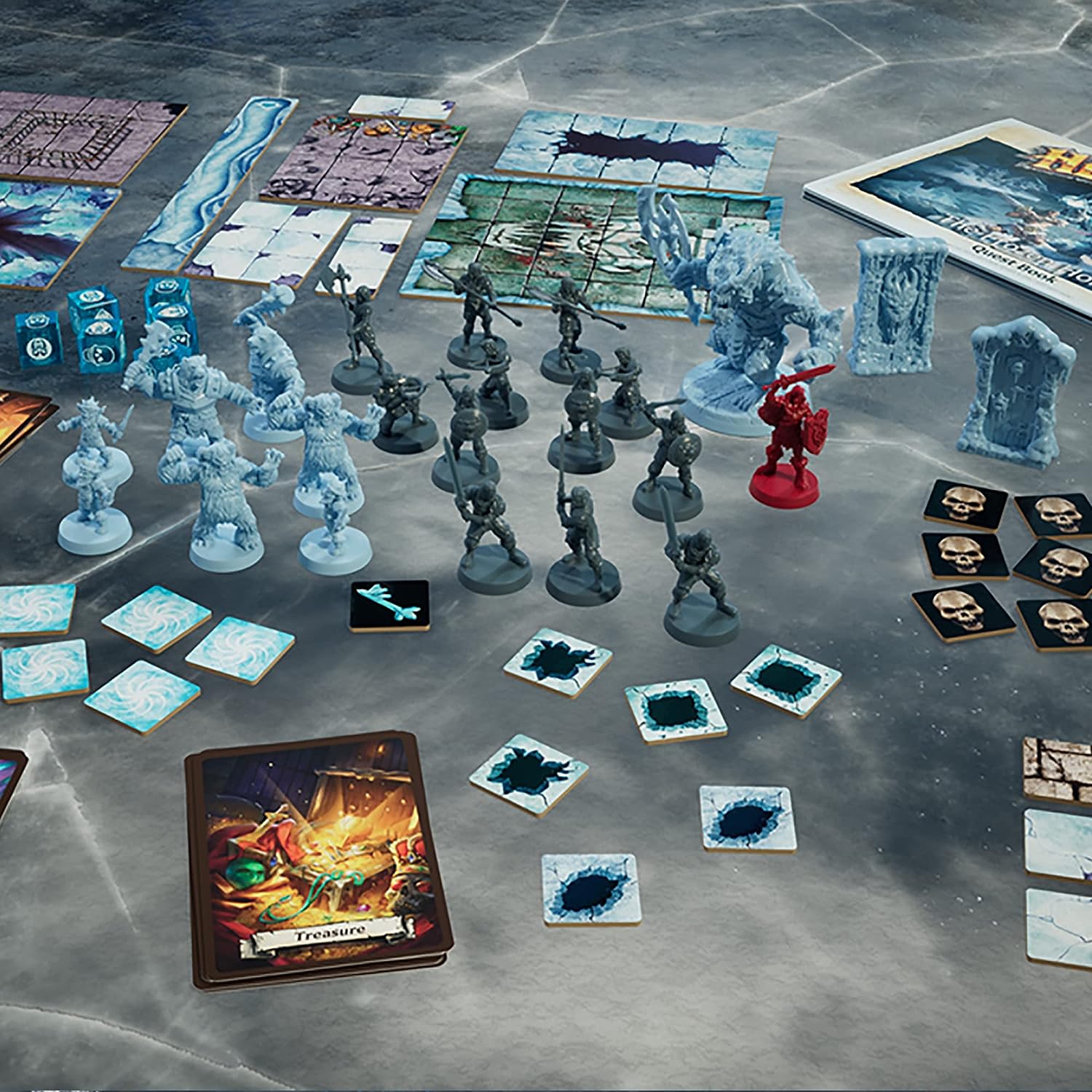 HeroQuest: The Frozen Horror Quest Pack [Board Game, 2-5 Players] Board Game Hasbro   