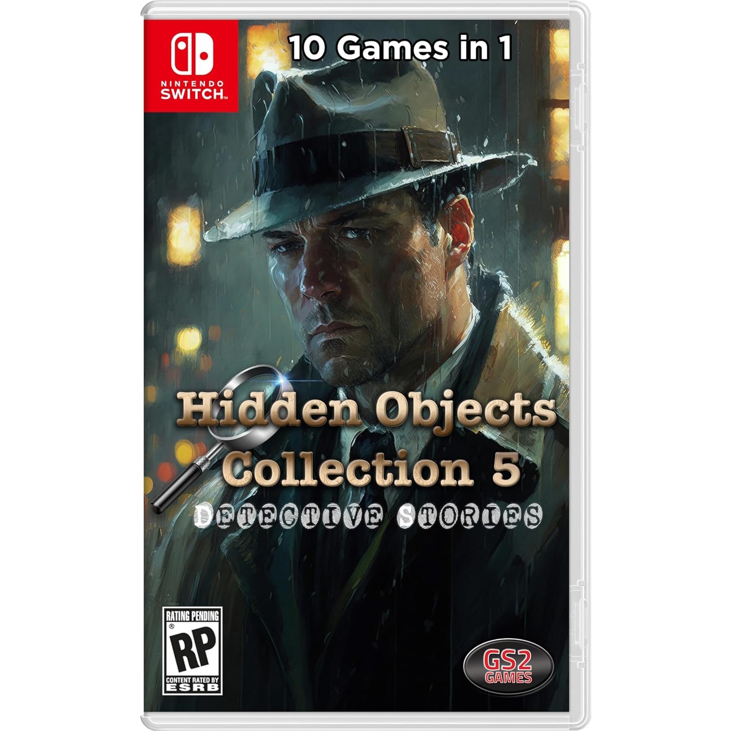 Hidden Objects Collection Volume 5: Detective Stories - 10 Games in 1 [Nintendo Switch] Nintendo Switch Video Game GS2 Games
