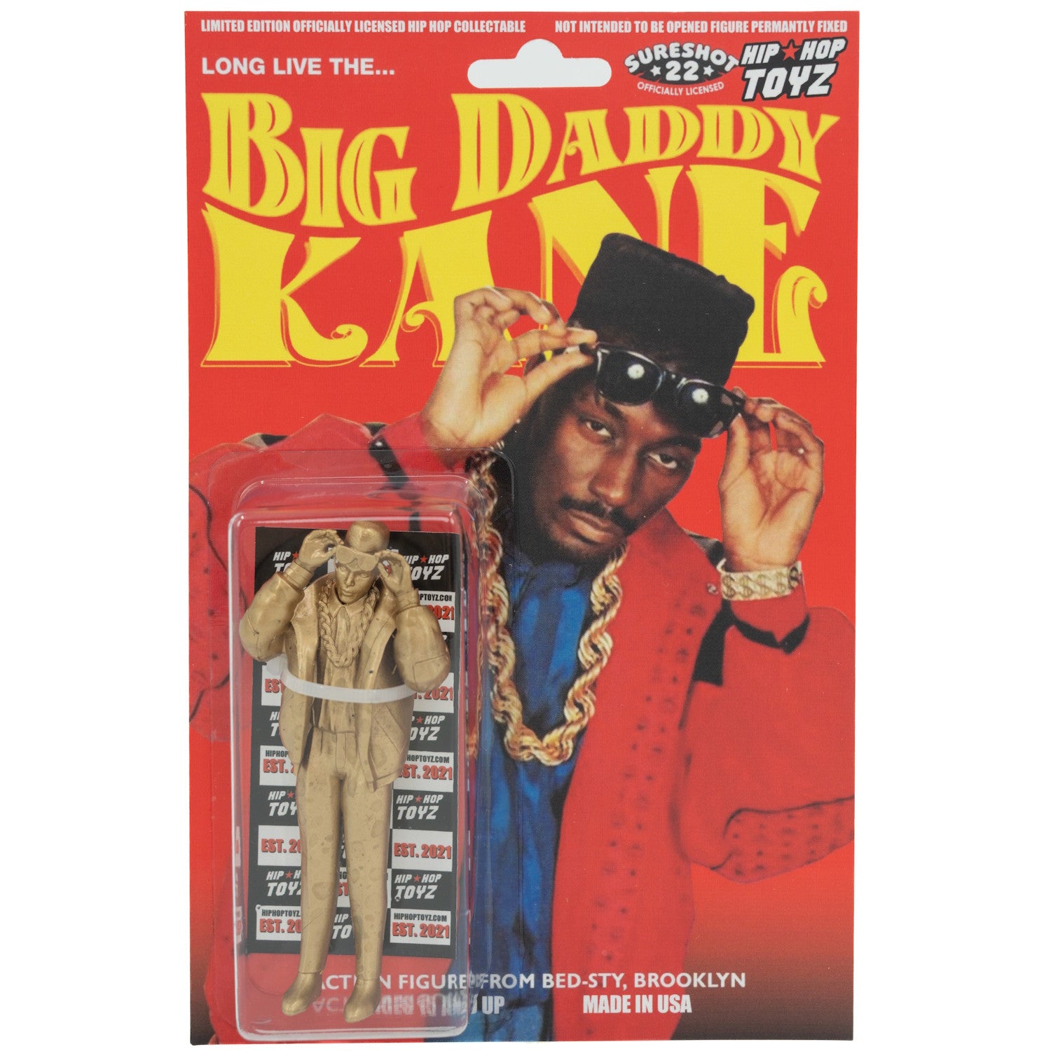 Hip Hop Toyz: Big Daddy Kane CHASE - 3.75" Figure Toys & Games Hip Hop Toyz