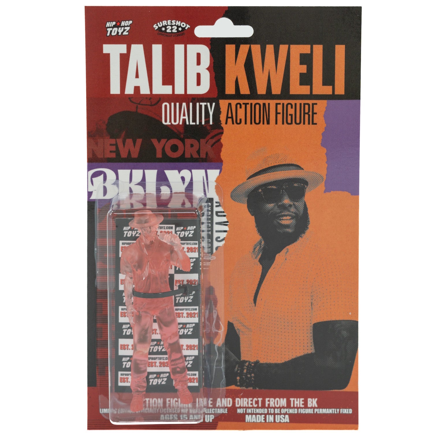 Hip Hop Toyz: Talib Kweli CLEARZ - 3.75" Figure Toys & Games Hip Hop Toyz