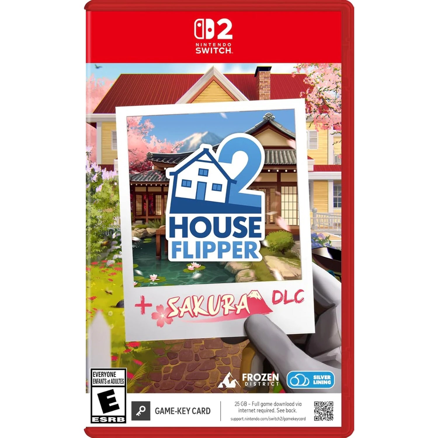 House Flipper 2: Sakura [Game-Key Card] [Nintendo Switch 2] Nintendo Switch 2 Video Game Silver Lining Interactive