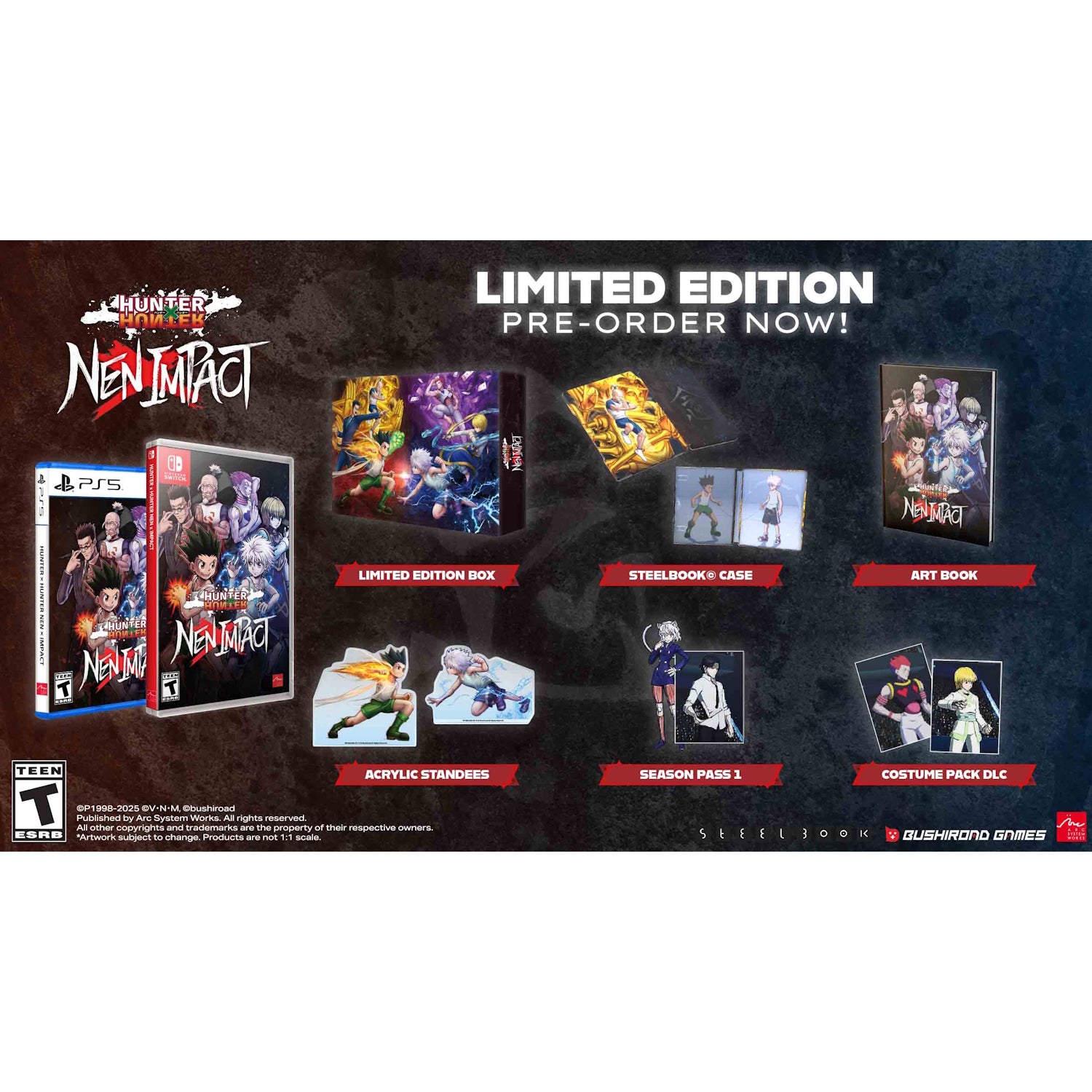 HUNTER×HUNTER NEN×IMPACT: Limited Edition [PlayStation 5] PlayStation 5 Video Game Arc System Works