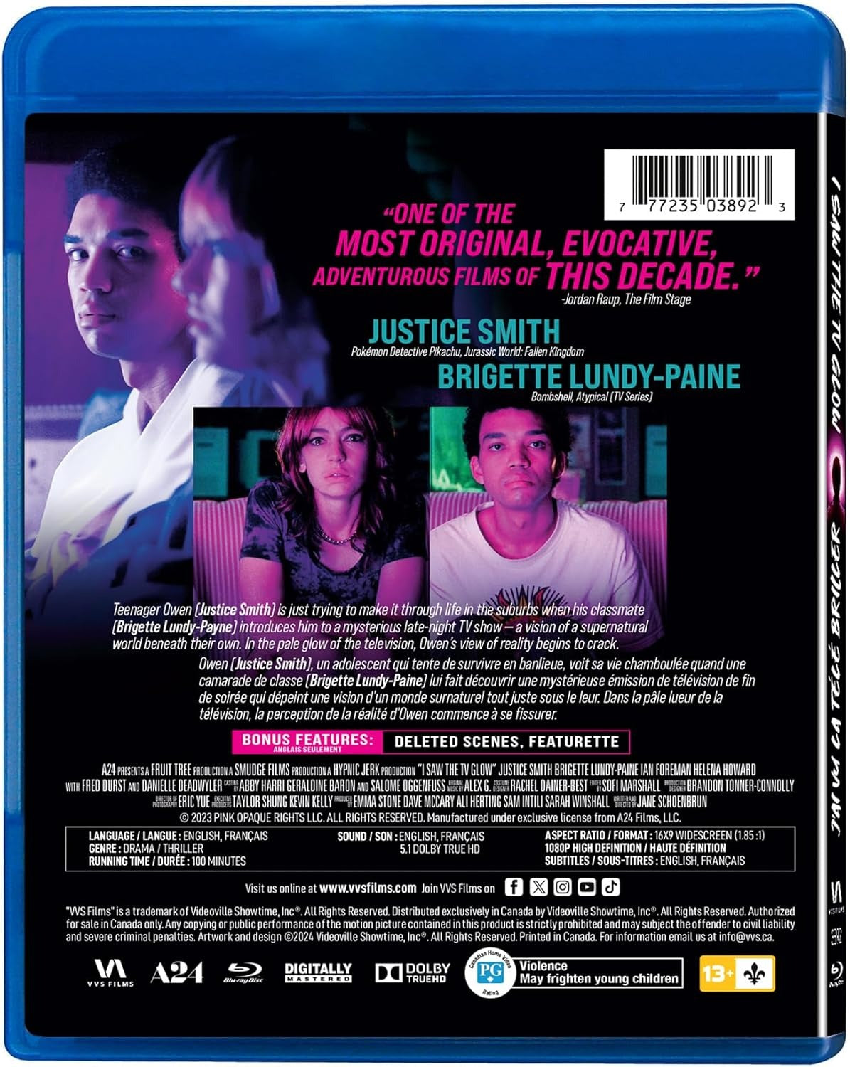 I Saw The TV Glow [Blu-Ray] Blu-Ray Movie VVS Films