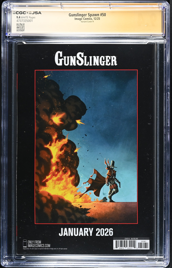 Gunslinger Spawn: #50 [Todd McFarlane CGC 9.4 Signed CVR H - 1:1000] 2021 Comics Image Comics