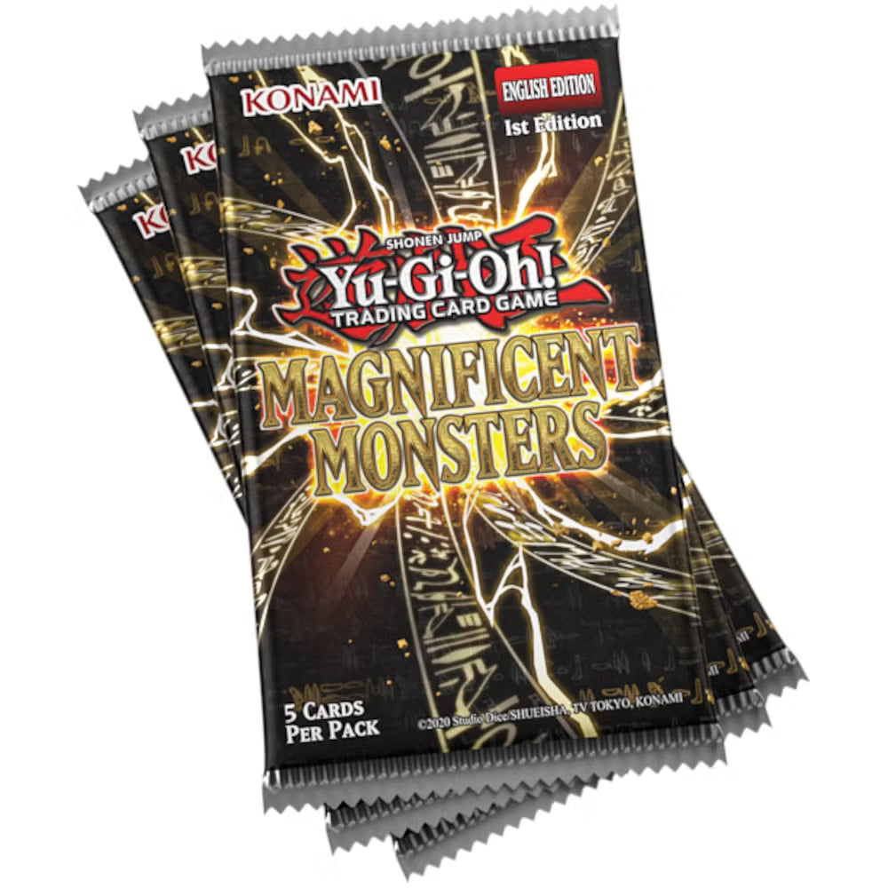 Yu-Gi-Oh! TCG: Magnificent Monsters Limited Bundle 1st Edition [Serialized Cards!] Card Game Konami
