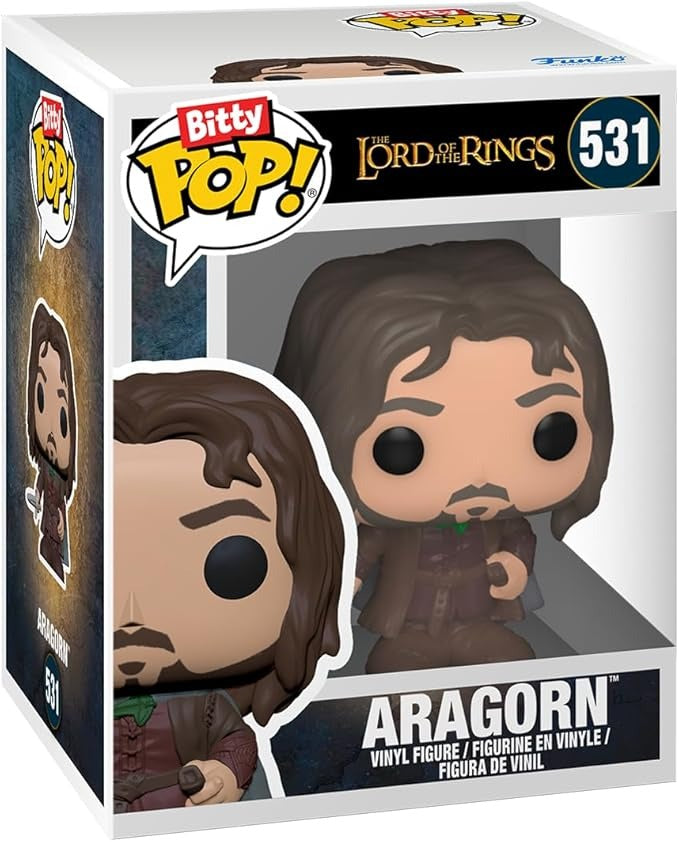 Funko Bitty Pop!: Lord of the Rings Witch King Dunharrow King Lurtz And Mystery PopMini Vinyl Figure Set - 4 Pack Toys & Games Funko