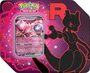 Pokemon TCG: Team Rocket Tin - Team Rocket’s Mewtwo ex Card Game Pokemon