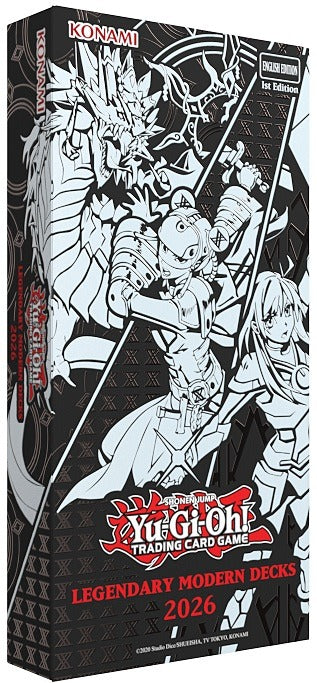 Yu-Gi-Oh! TCG: Legendary Modern Decks Box Set 2026 1st First Edition Card Game Konami