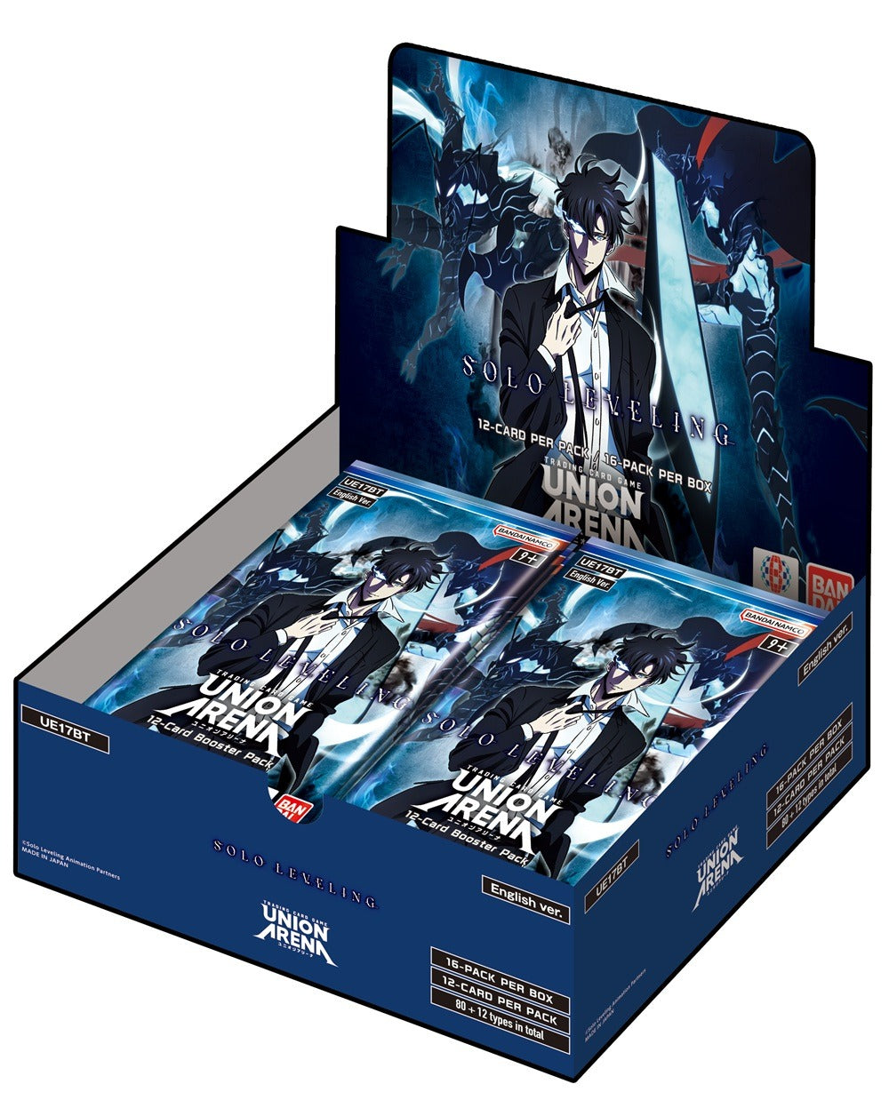 Union Arena TCG: Solo Leveling Booster Box [UE17BT] - 16 Packs Card Game Bandai Namco