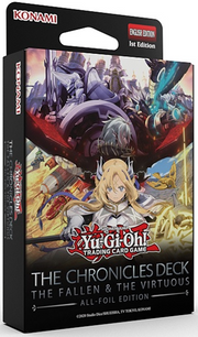 Yu-Gi-Oh! TCG: The Chronicles Deck: The Fallen & The Virtuous 1st Foil Edition Card Game Konami