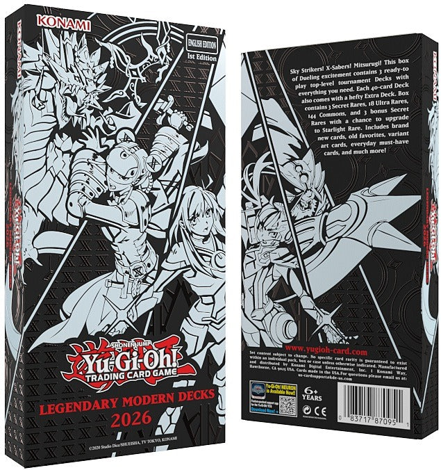 Yu-Gi-Oh! TCG: Legendary Modern Decks Box Set 2026 1st First Edition Card Game Konami