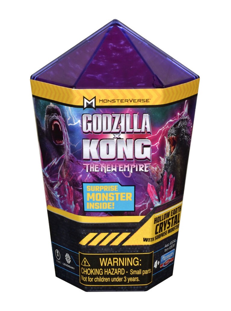 Godzilla Vs Kong The New Empire: Hollow Earth Crystal with Mini Monster - Random 2" Figure Toys & Games Playmates
