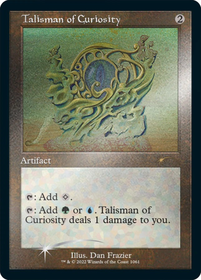 Magic: The Gathering TCG: Secret Lair Dan Frazier Is Back Again The Enemy Talismans - Foil Etched Card Game Wizards of the Coast