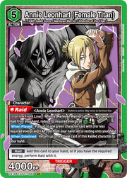 Union Arena TCG: Attack on Titan Booster Box [UE10BT] - 16 Packs Card Game Bandai Namco