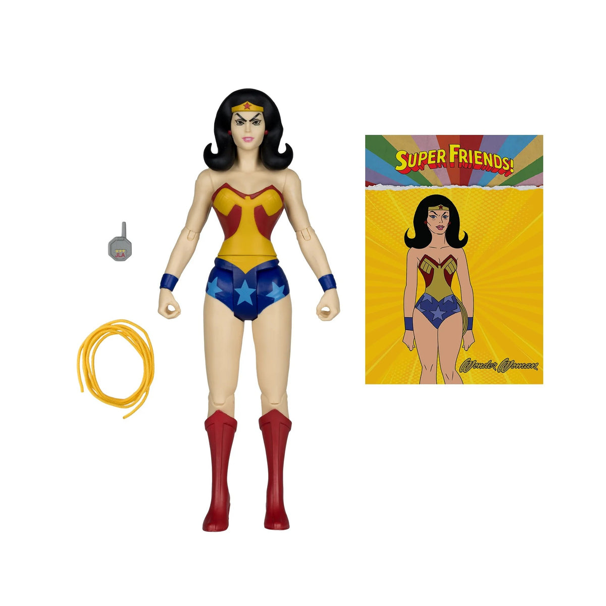 McFarlane Toys: DC Retro Super Friends - Evil Wonder Woman 6" Figure Red Platinum Edition