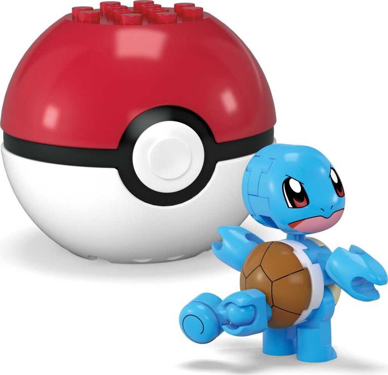 MEGA Pokemon: Squirtle Pokeball - 17 Piece Building Set Toys & Games MEGA