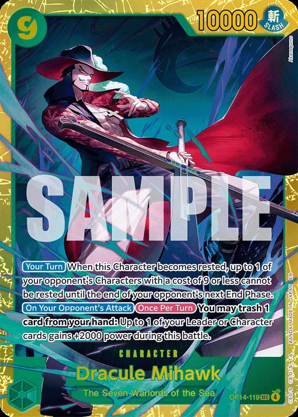 One Piece TCG: The Azure Sea's Seven Booster Box [OP-14] - 24 Packs Card Game Bandai Namco