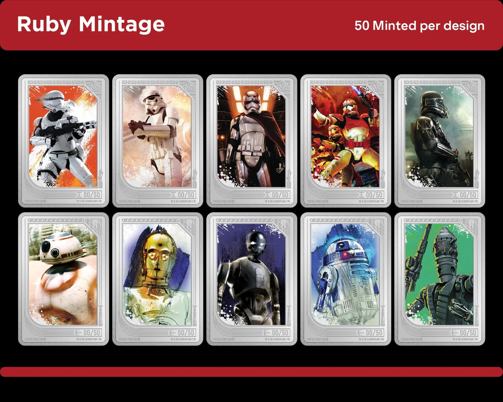 Agoro: Star Wars Trading Coins 2026 Pure Silver & Gold Limited Edition Blind Box Collectible Agoro