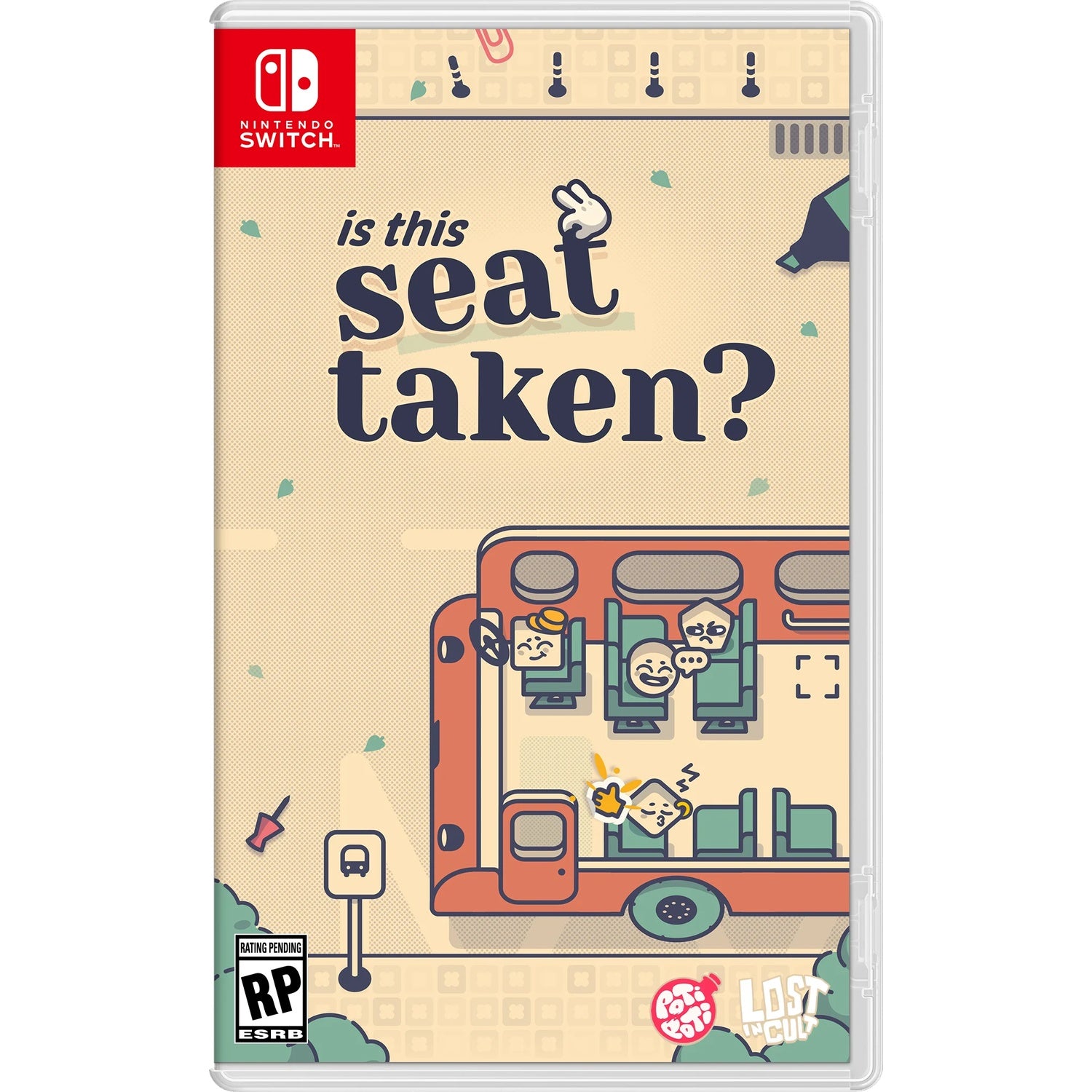 Is This Seat Taken? [Nintendo Switch] Nintendo Switch Video Game Lost in Cult