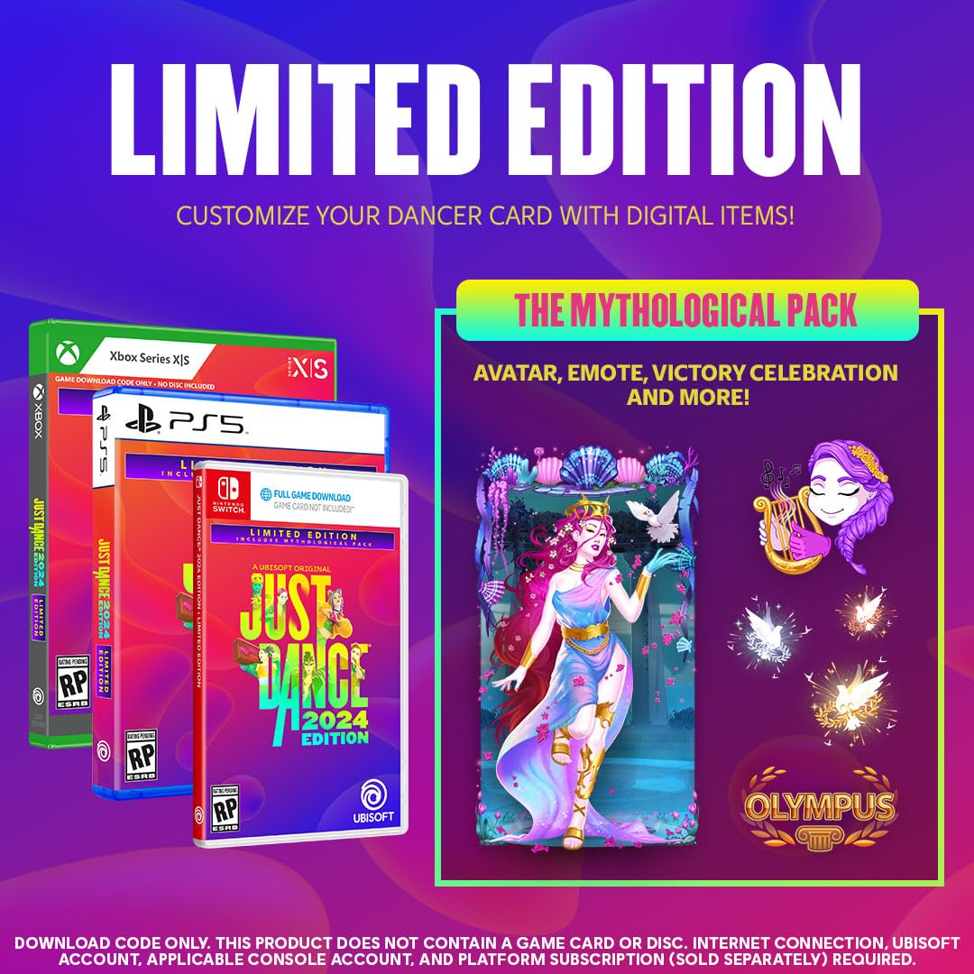 Just Dance 2024 Edition - Code in Box [CIB] - Nintendo Switch Nintendo Switch Video Game Ubisoft