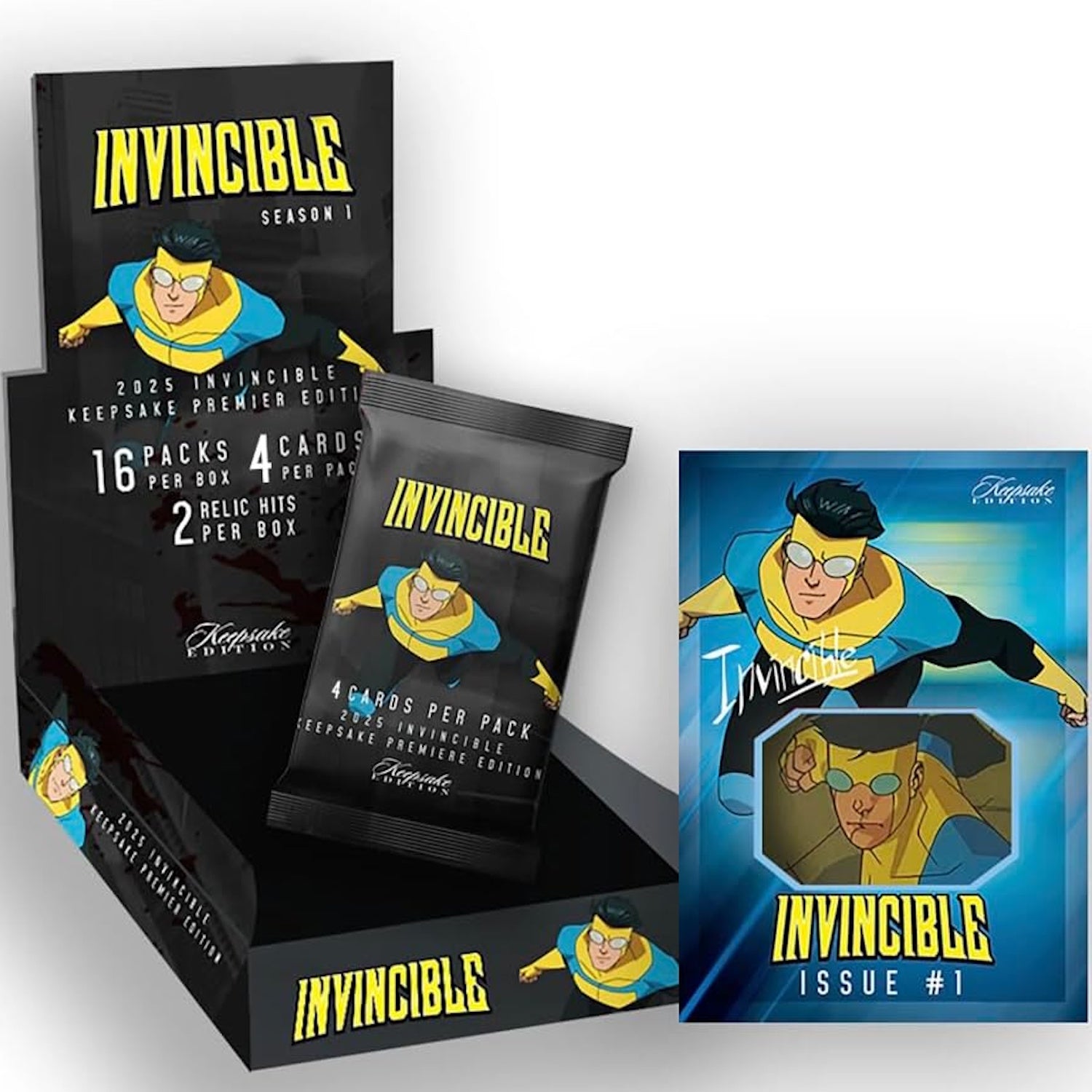 Keepsake: Invincible Season 1 Premiere Edition Hobby Booster Box - 16 Packs Card Game Keepsake