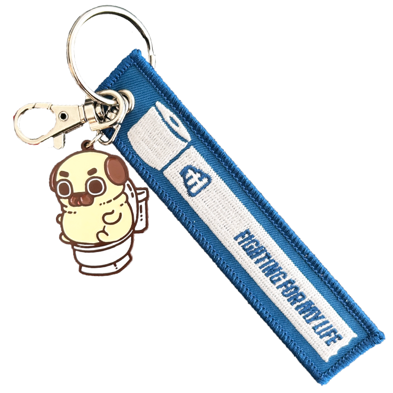 Puglie: Fighting For My Life Puglie Keytag Accessory Puglie