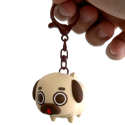 Puglie: Little Guy Puglie Keychain Accessory Puglie