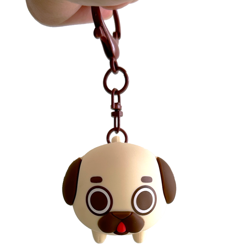 Puglie: Little Guy Puglie Keychain Accessory Puglie
