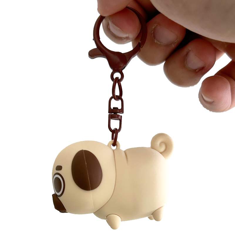 Puglie: Little Guy Puglie Keychain Accessory Puglie