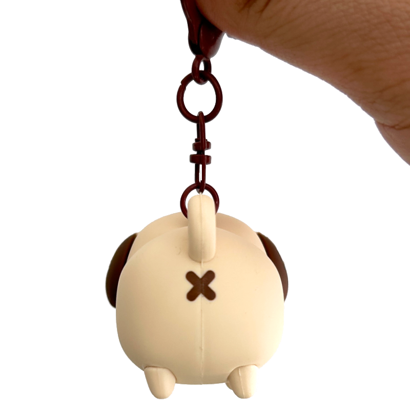 Puglie: Little Guy Puglie Keychain Accessory Puglie