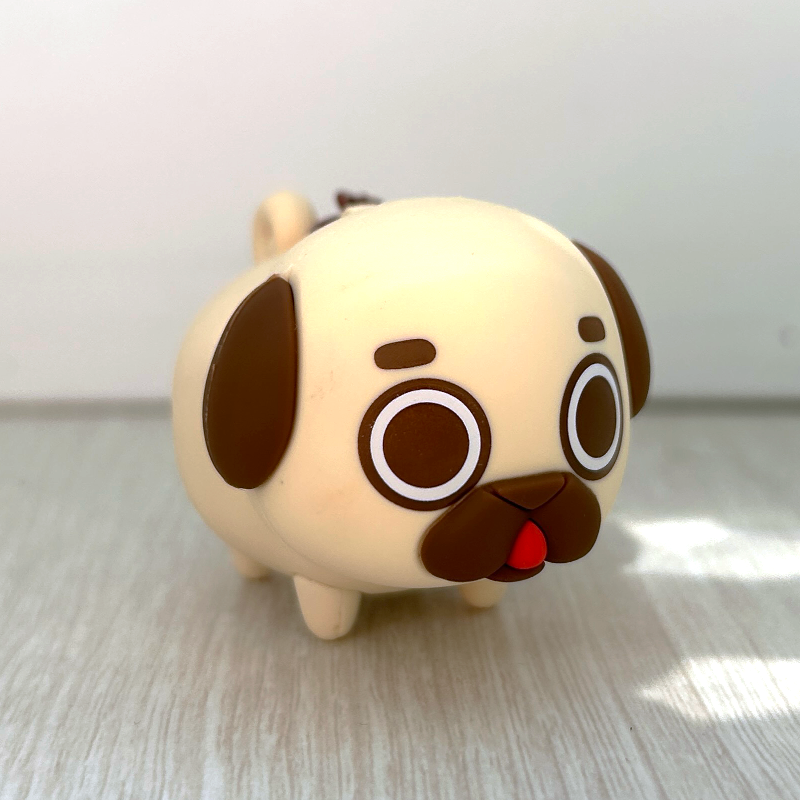 Puglie: Little Guy Puglie Keychain Accessory Puglie