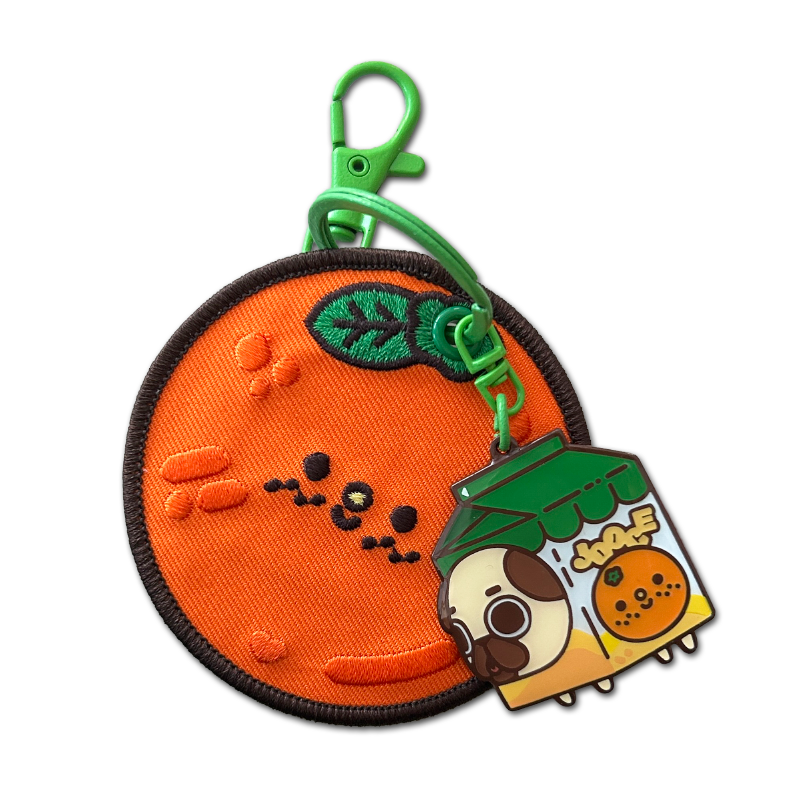 Puglie: Squeeze The Day Puglie Keytag Accessory Puglie