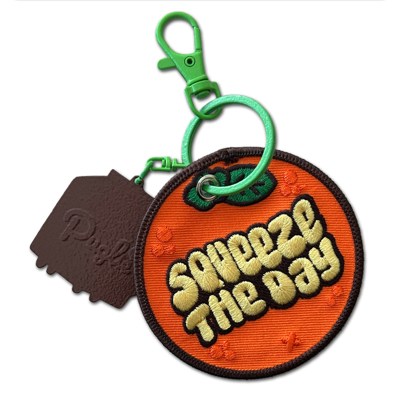 Puglie: Squeeze The Day Puglie Keytag Accessory Puglie