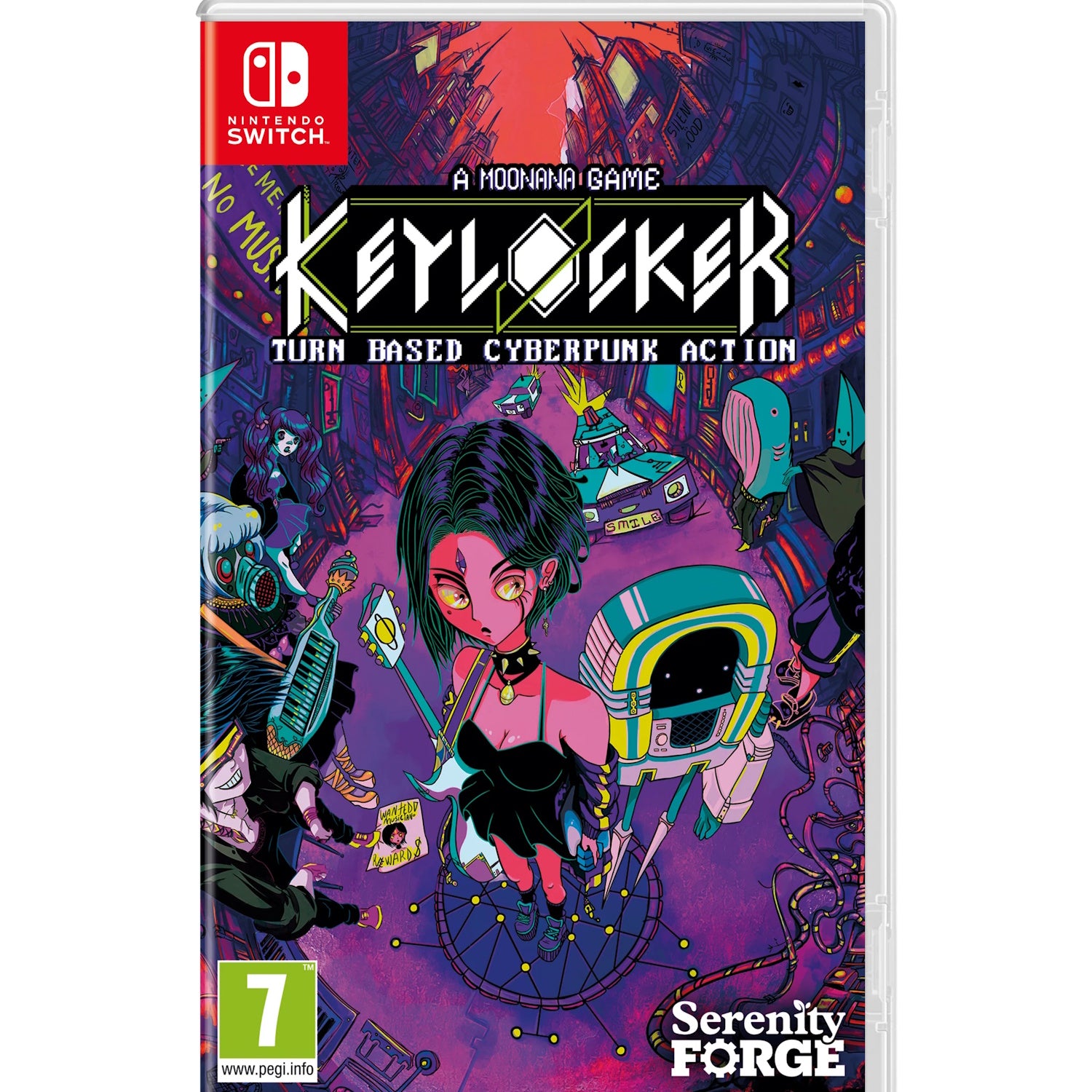 Keylocker: Turn Based Cyberpunk Action [Nintendo Switch] Nintendo Switch Video Game Tesura Games