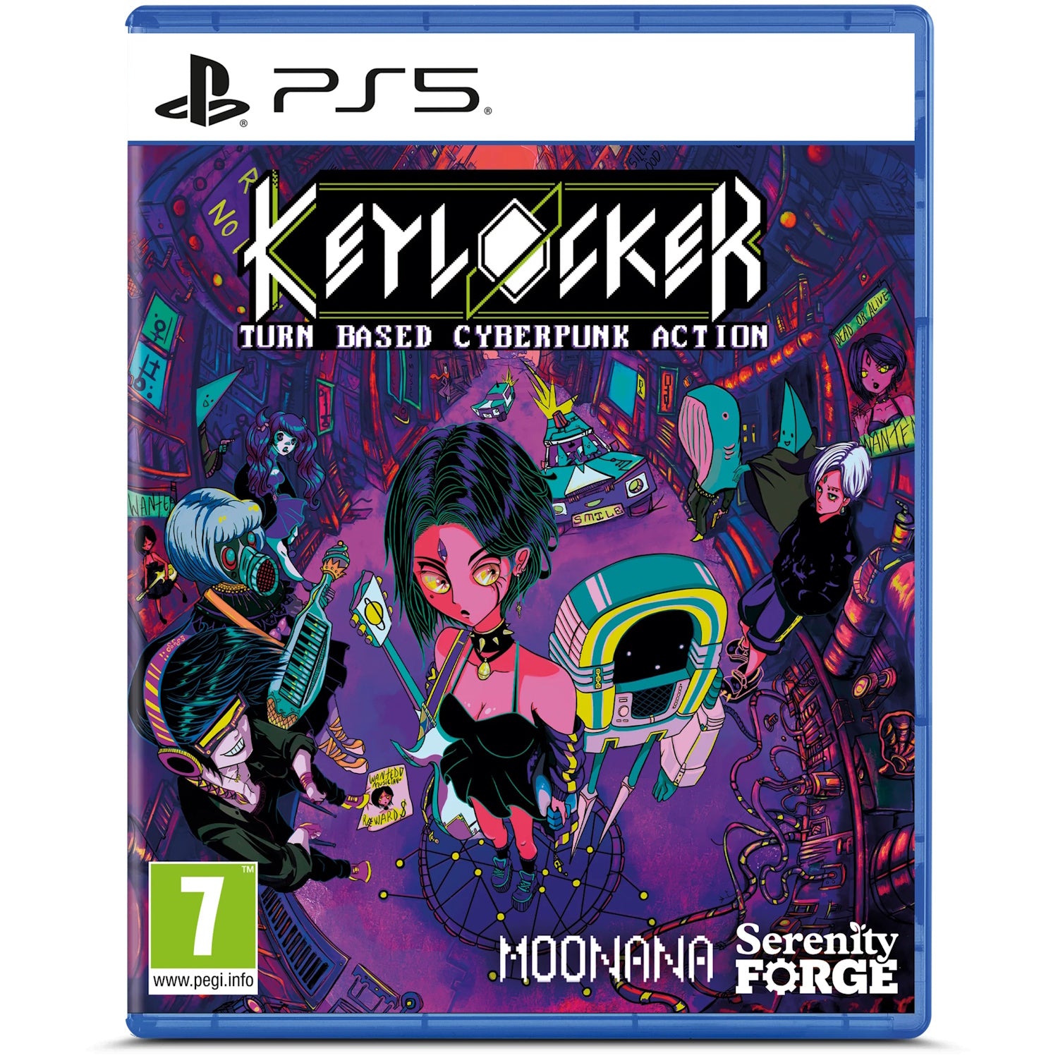 Keylocker: Turn Based Cyberpunk Action [PlayStation 5] PlayStation 5 Video Game Tesura Games