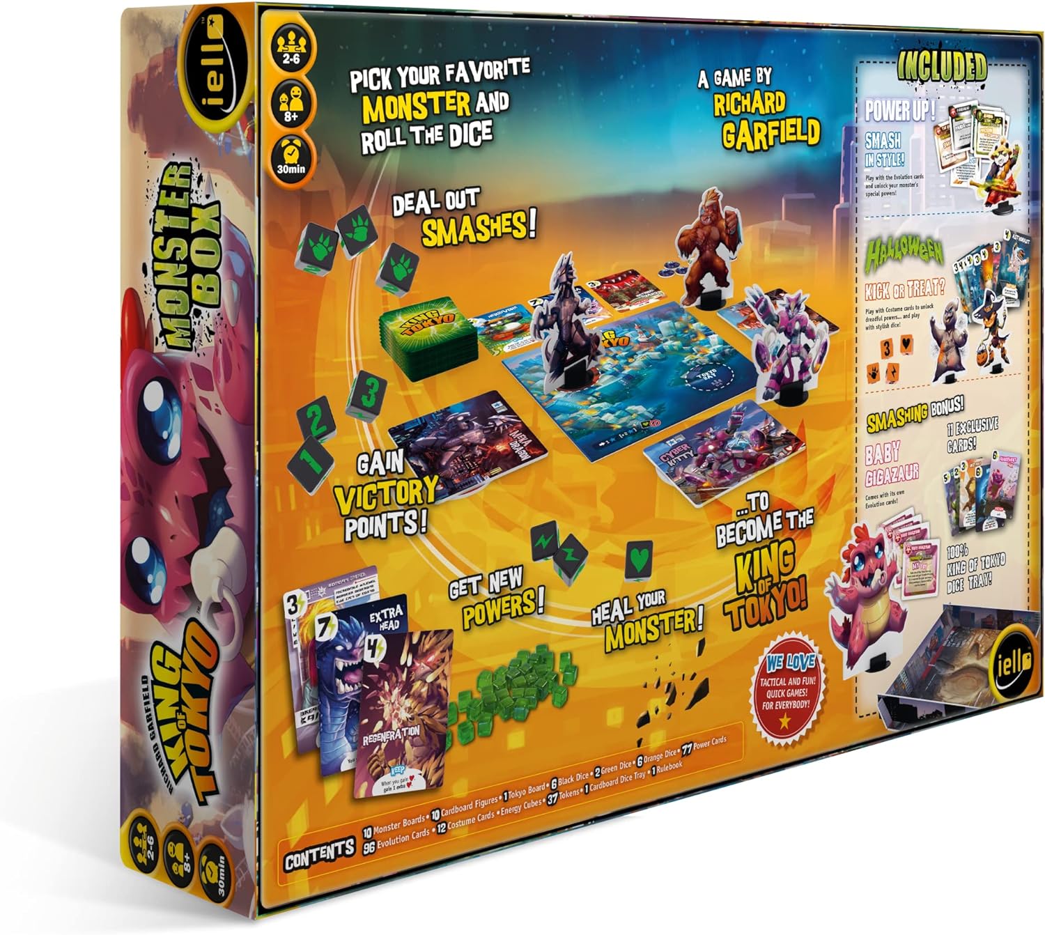 King of Tokyo Monster Box [Board Game, 2 - 6 Players] Board Game IELLO   