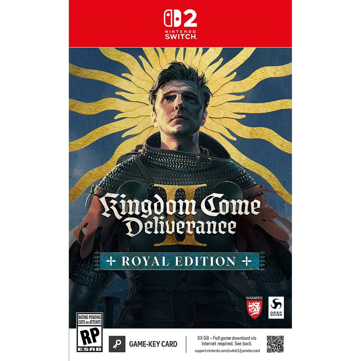 Kingdom Come Deliverance II - Royal Edition [Game-Key Card][Nintendo Switch 2] Nintendo Switch 2 Video Game Deep Silver