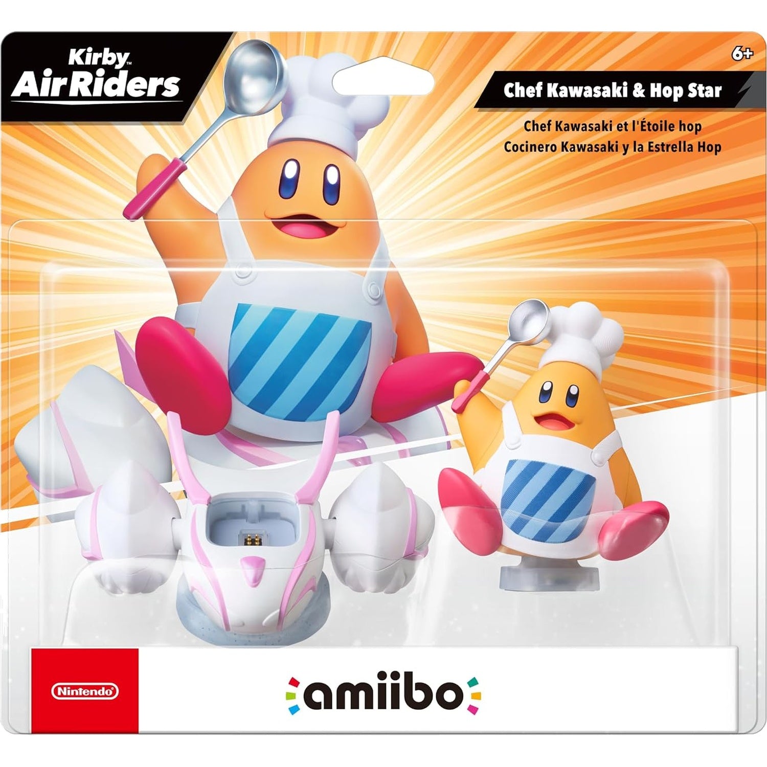 Kirby Air Rider Series: Chef Kawasaki & Hop Star Amiibo [Nintendo Accessory] Nintendo Amiibo Nintendo