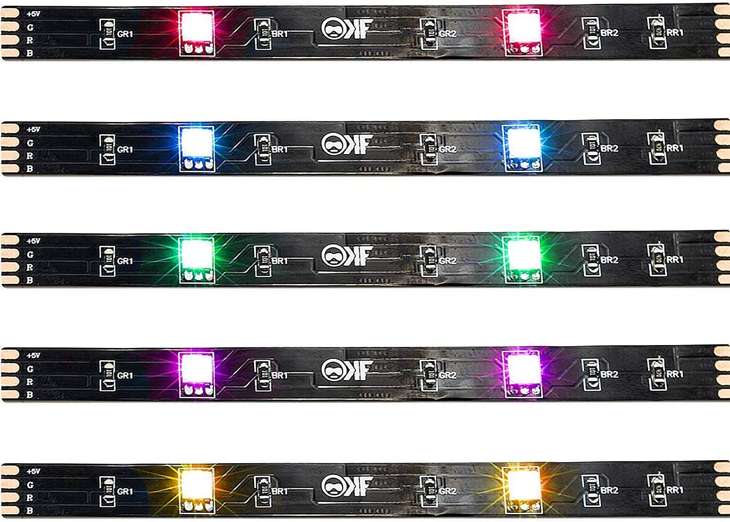 KontrolFreek Gaming Lights USB Powered LED Kit - 12 Ft [Electronics] Electronics KontrolFreek   