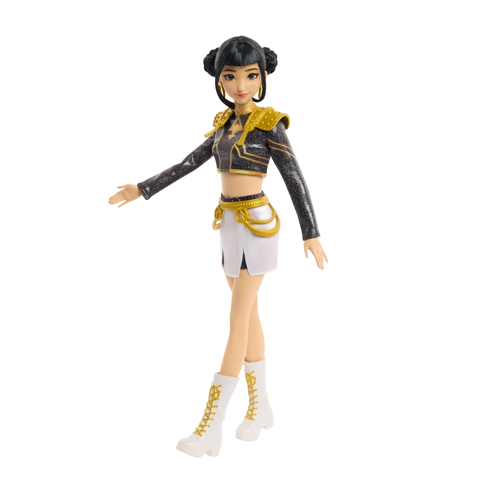 KPop Demon Hunters Singing Fashion Core Doll: HUNTR/X Zoey "Golden" Toys & Games Mattel