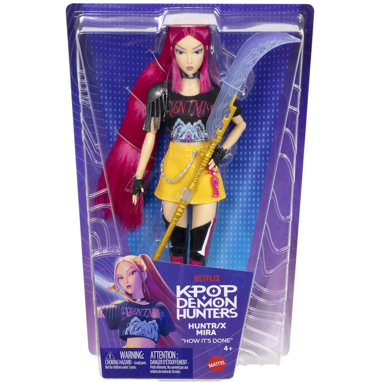 KPop Demon Hunters Fashion Core Doll: HUNTR/X Mira "How it's Done" Toys & Games Mattel