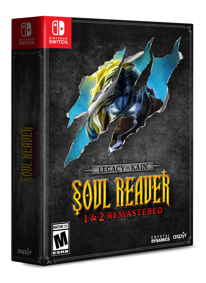 Legacy of Kain Soul Reaver 1&2 Remastered - Deluxe Edition [Nintendo Switch] Nintendo Switch Video Game ASPYR
