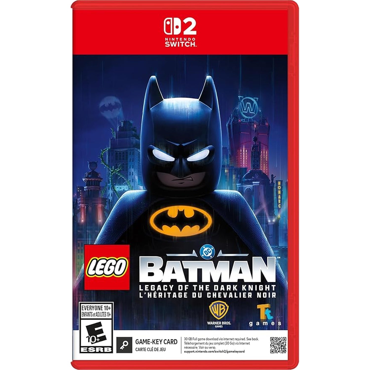 LEGO Batman: Legacy of the Dark Knight [Nintendo Switch 2][Game-Key Card] Nintendo Switch 2 Video Game Warner Bros. Games