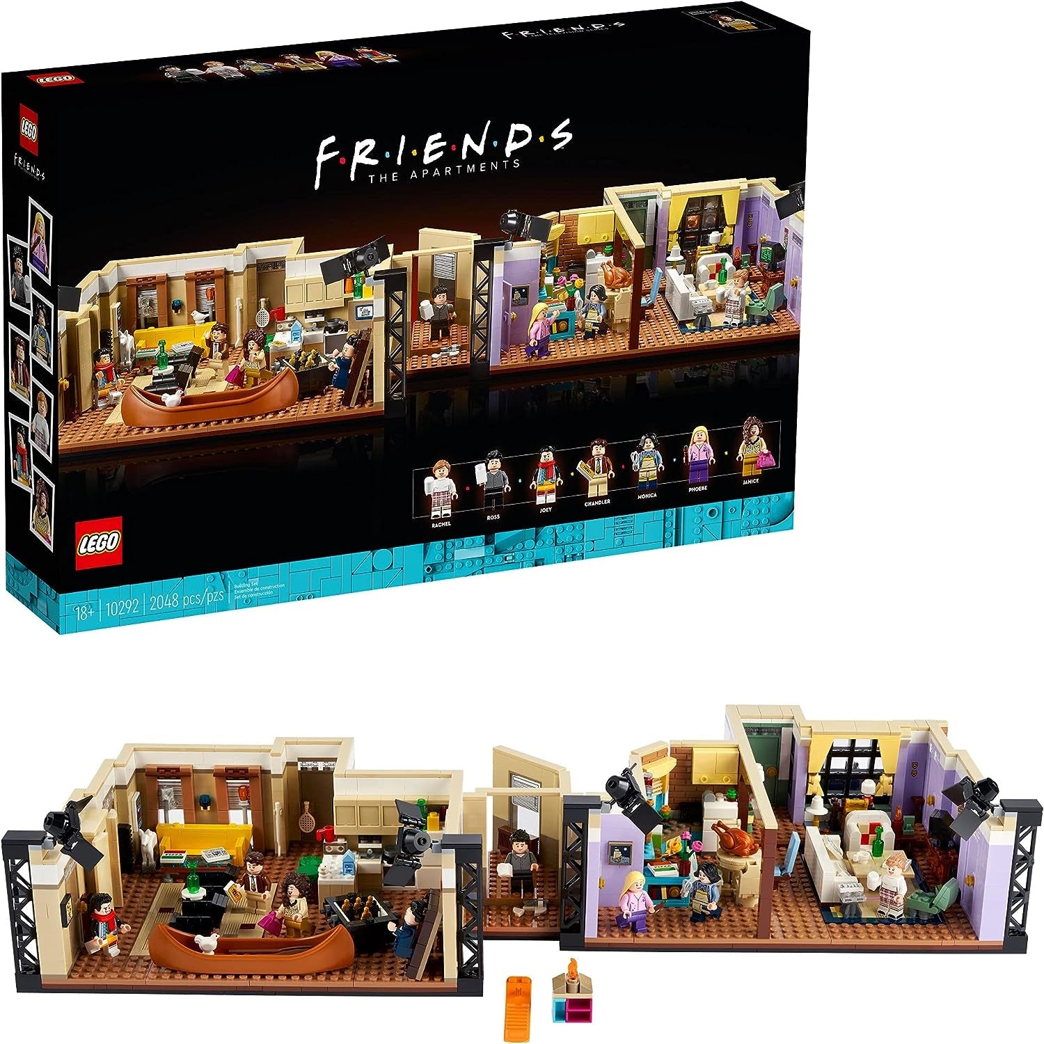 LEGO Icons: The Friends Apartments - 2048 Piece Building Kit [LEGO, #10292] LEGO LEGO   