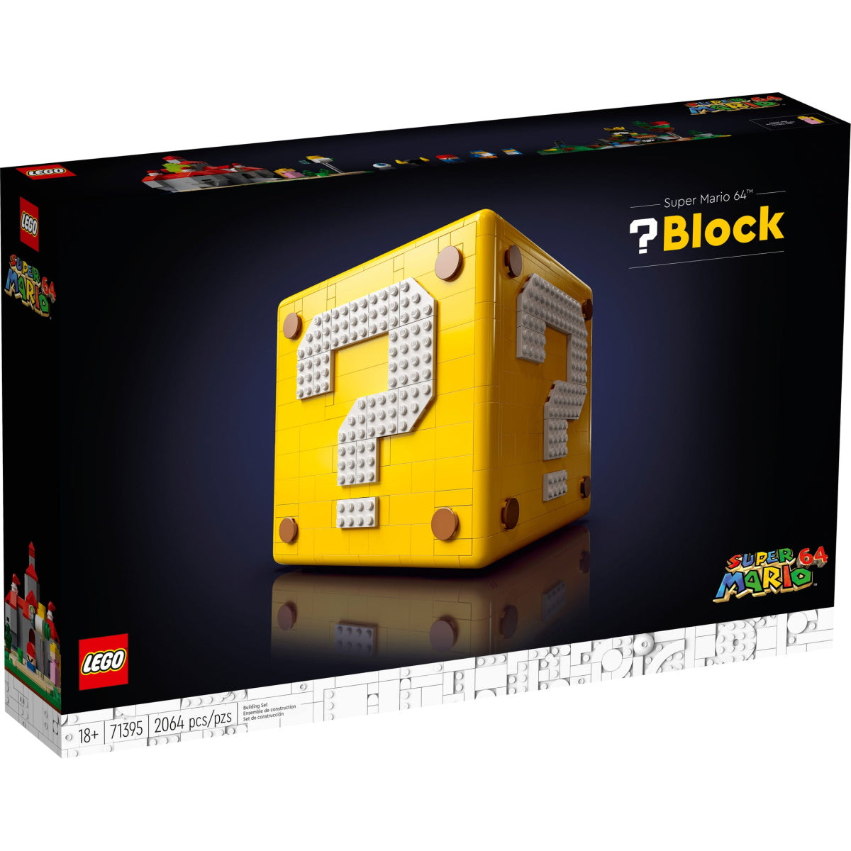 LEGO #71395 - Super Mario 64 Question Mark Block - 2064 Pieces NEW LEGO LEGO